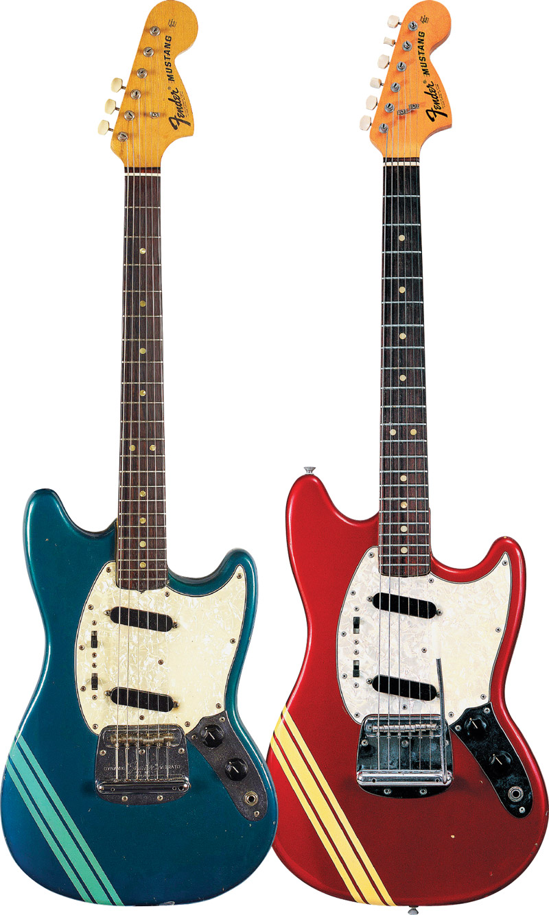 Two Fender Competition Mustangs side by side