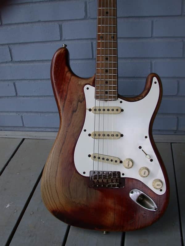 1950s Fender Stratocaster in poor condition