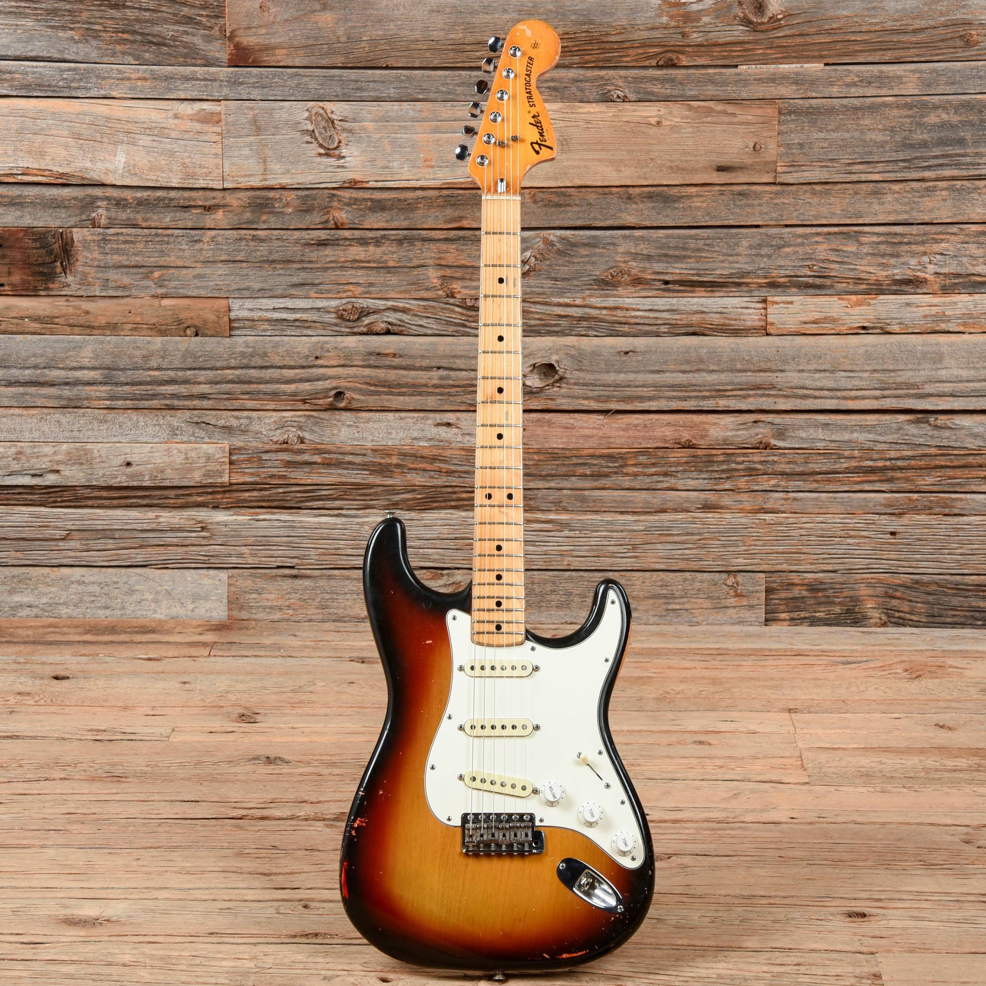 1974 Fender Stratocaster with maple board and bullet truss rod